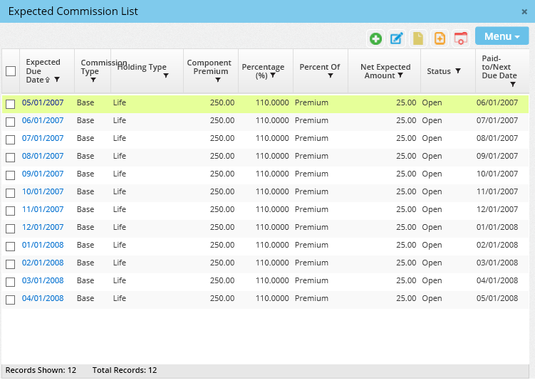 Image from comm_dialog_projected_comm_list.png