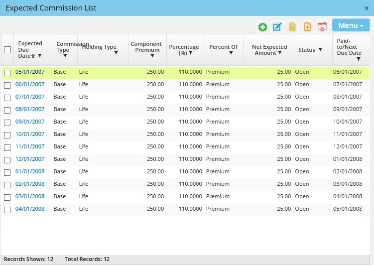 Image from comm_dialog_projected_comm_list.png